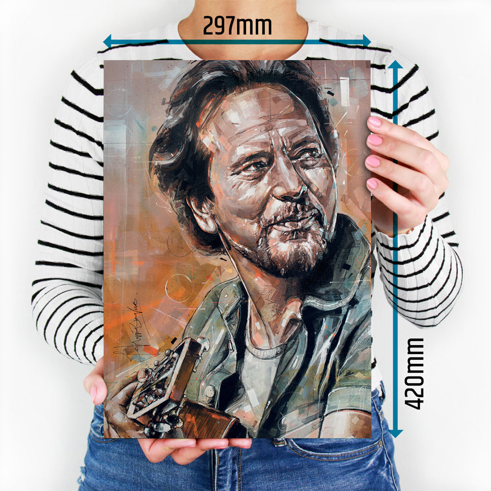 Eddie Vedder 02 print 29,7x42 cm (A3)