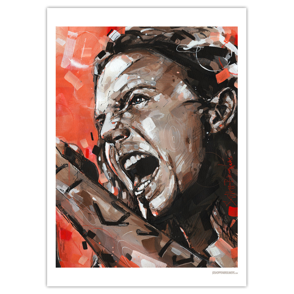 Eddie Vedder 01 imprimé 50x70 cm