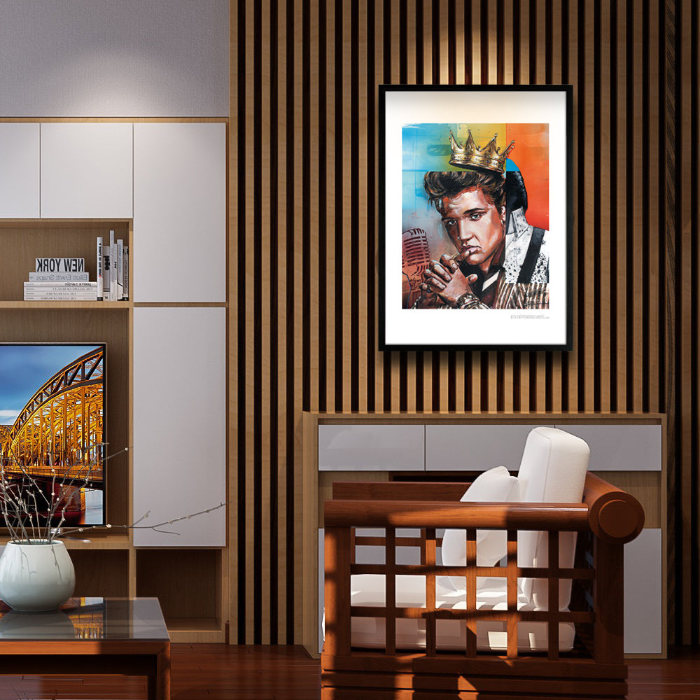 Elvis Presley popart print 70x100 cm