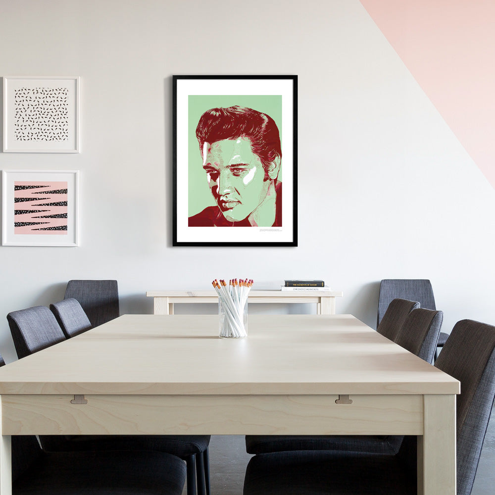 Elvis Presley 01 Druck 50x70 cm