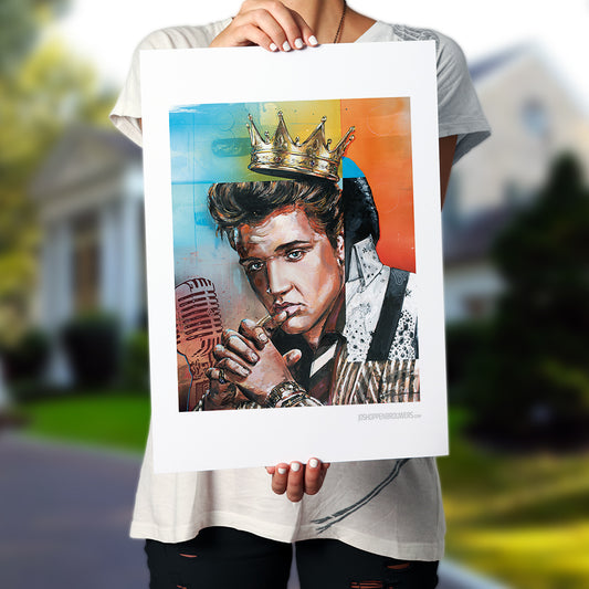 Elvis Presley 02 Druck 50x70 cm