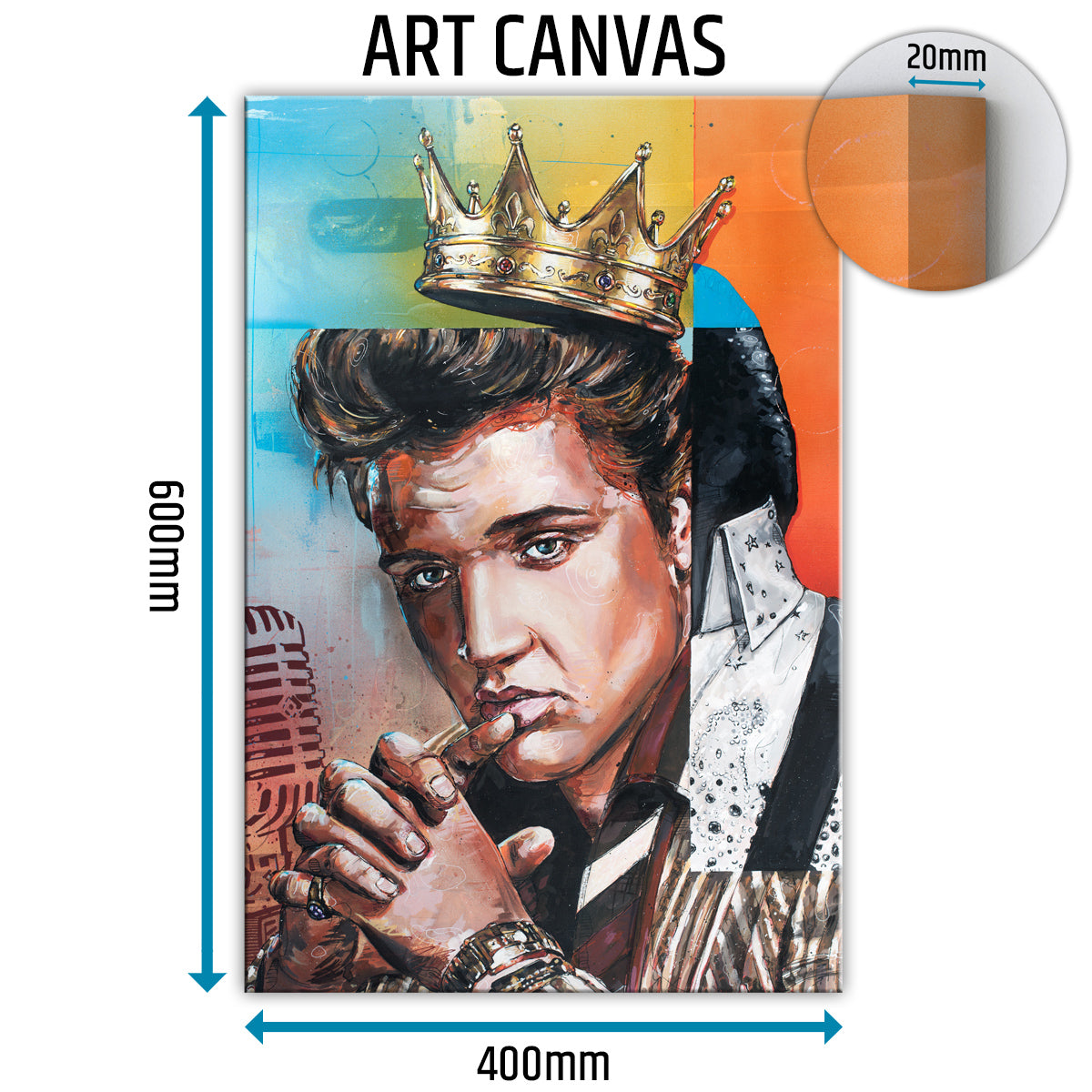 Elvis Presley 02 Leinwand 40x60 cm