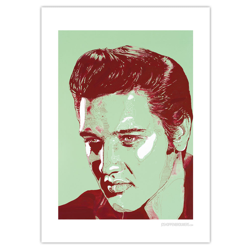 Elvis Presley 01 print 50x70 cm