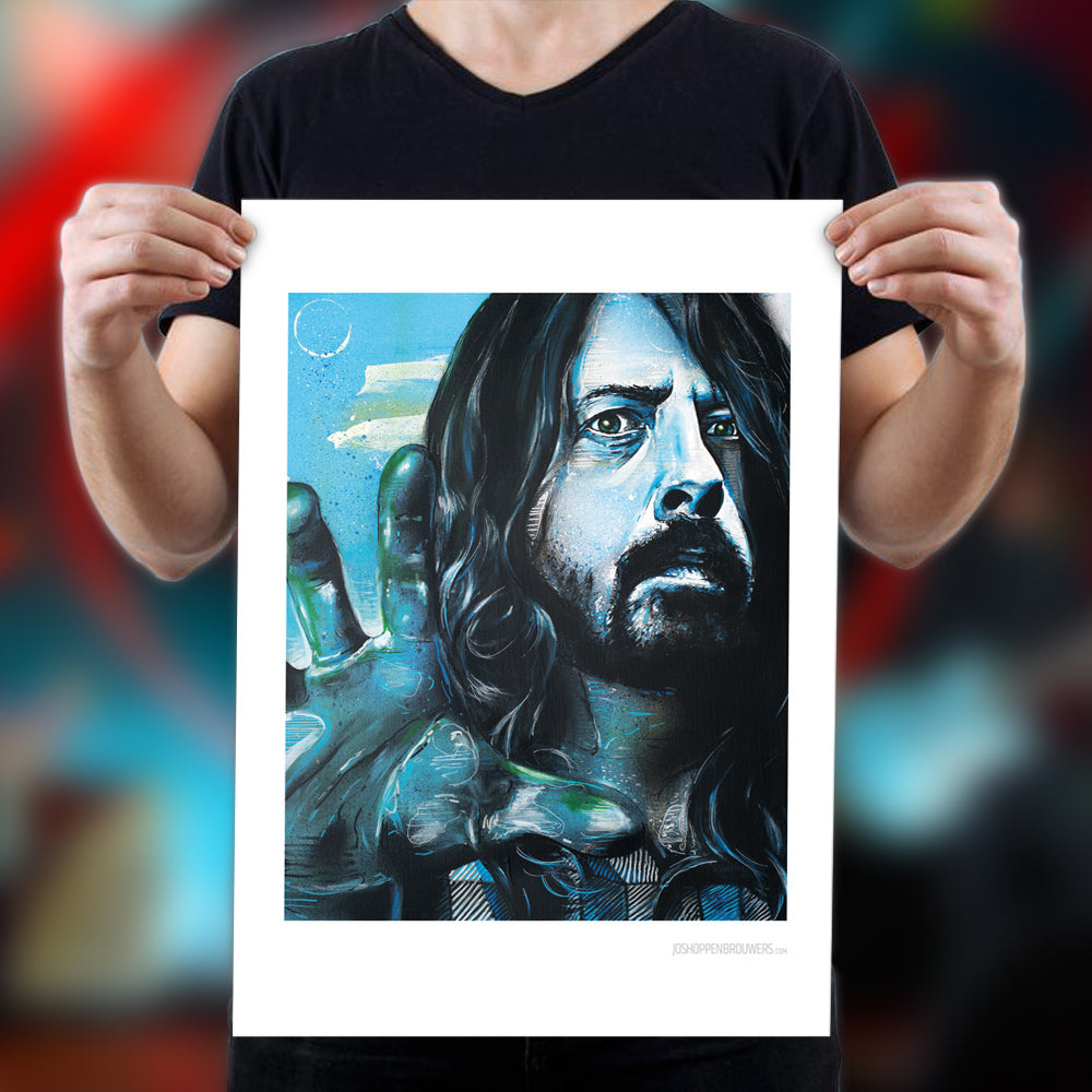 Dave Grohl 01 estampado 50x70 cm