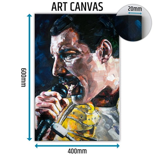 Freddie Mercury 04 Leinwand 40x60 cm