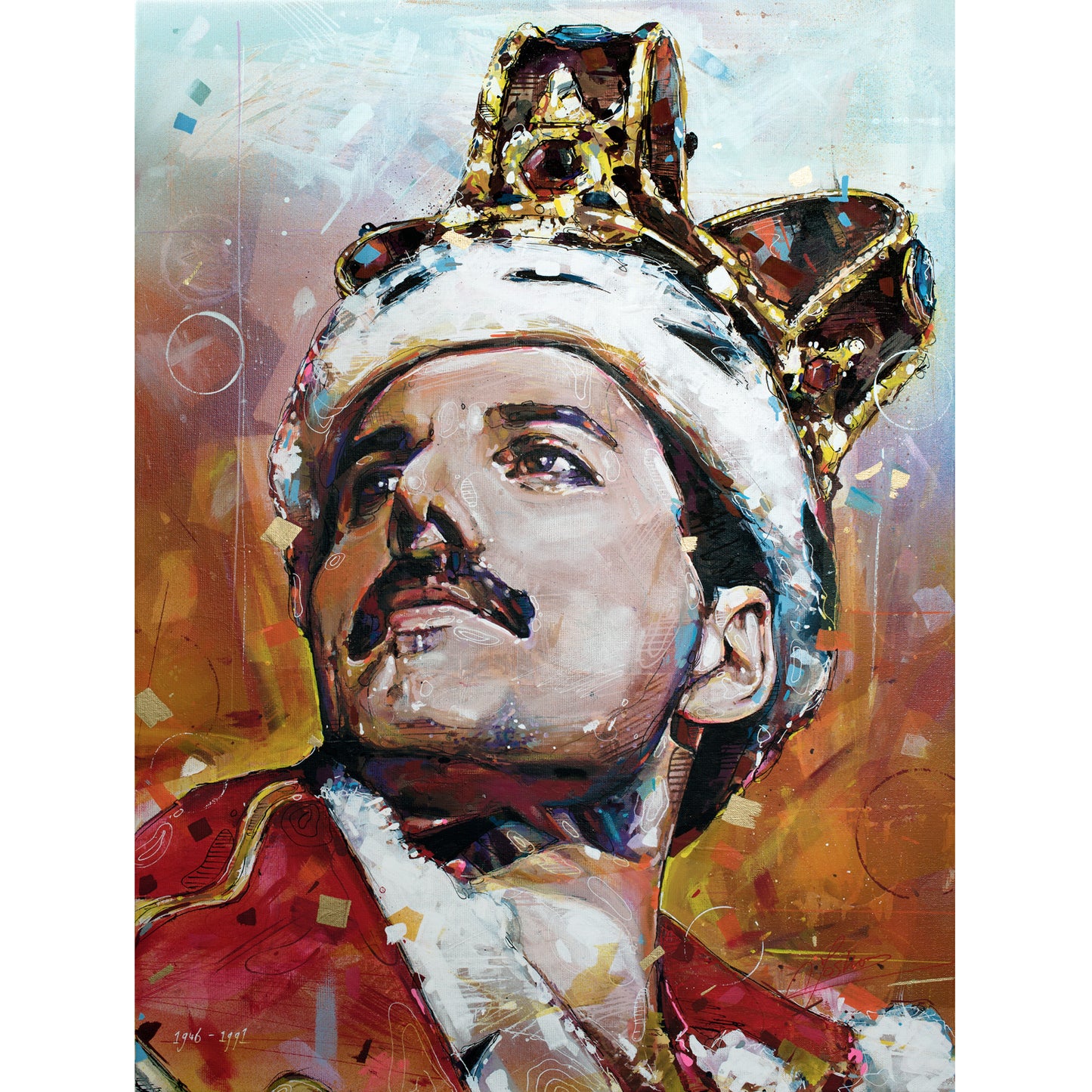 Freddie Mercury 01 toile 40x60 cm