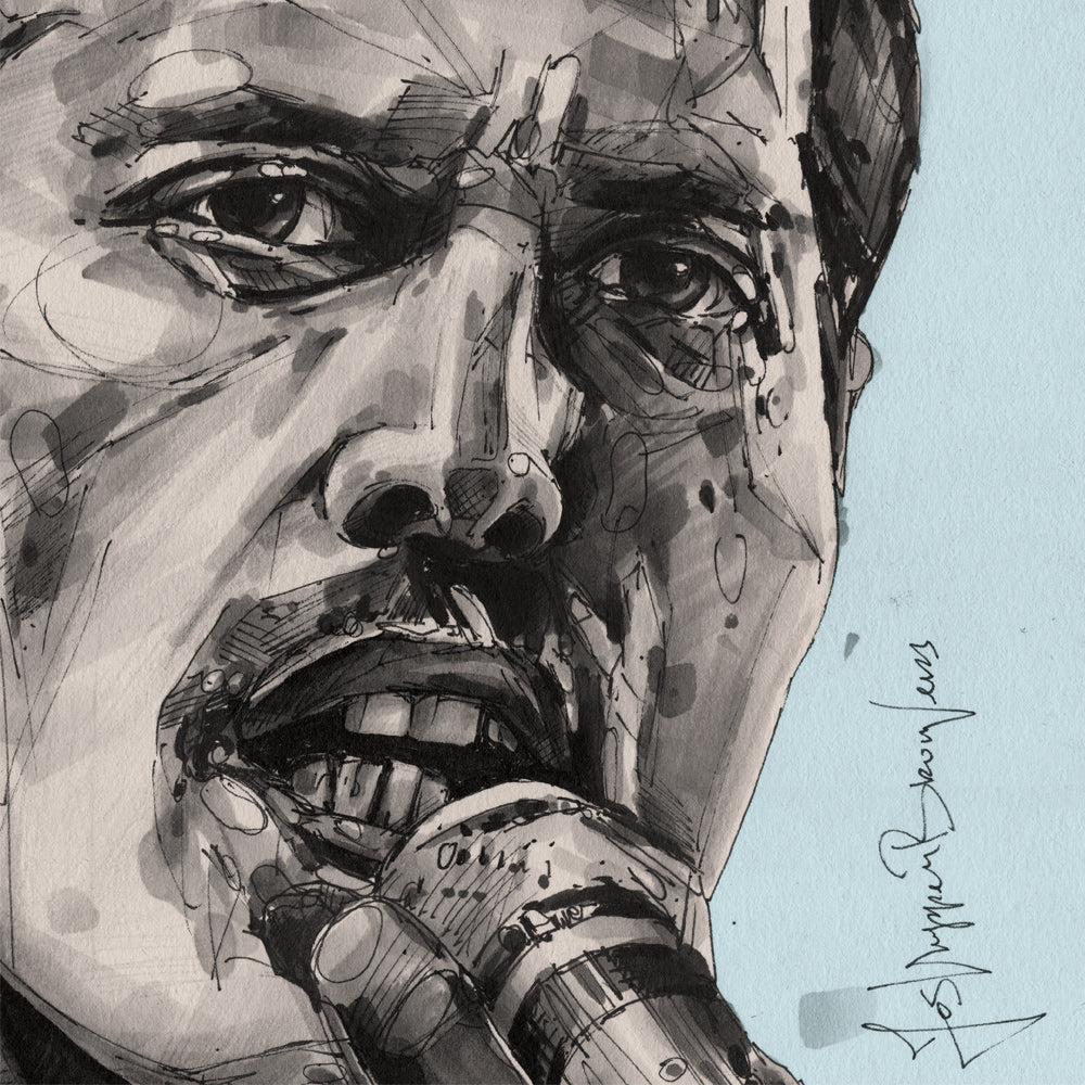 Freddie Mercury 02 lienzo 40x60 cm