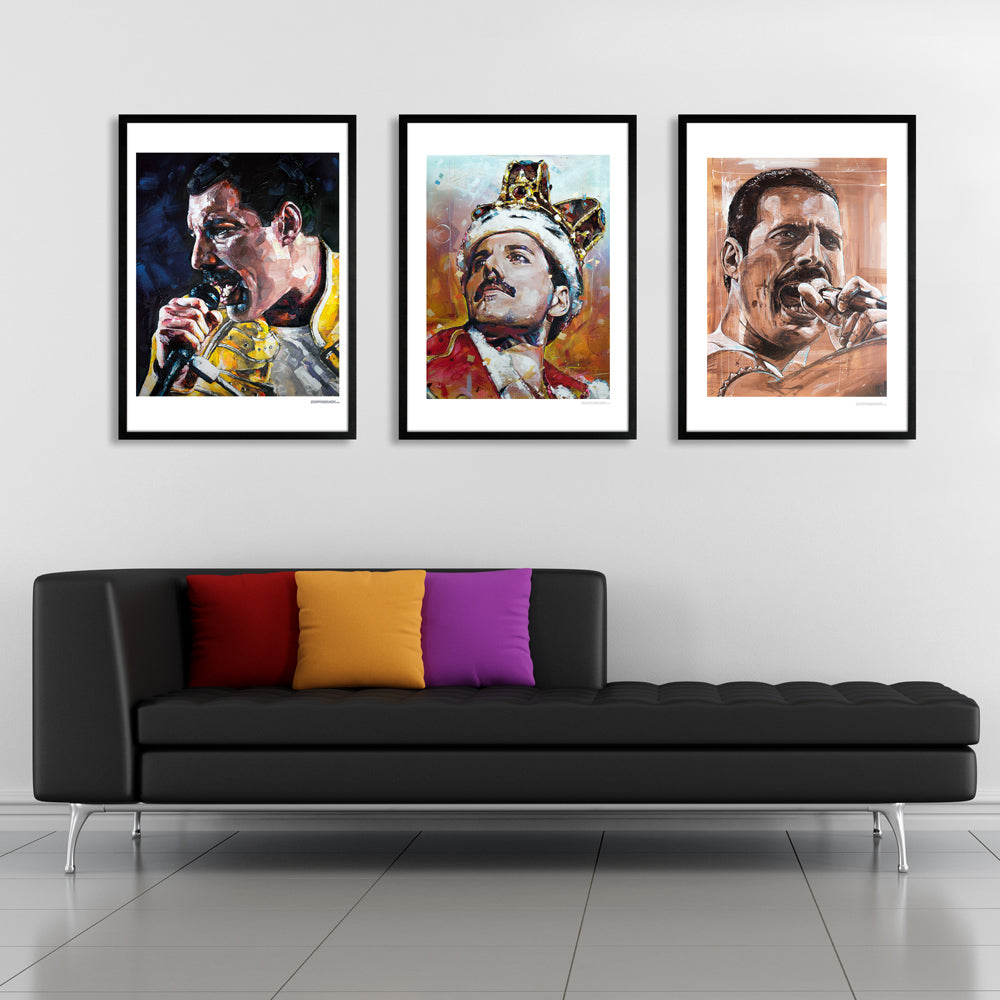 Freddie Mercury 04 estampado 50x70 cm