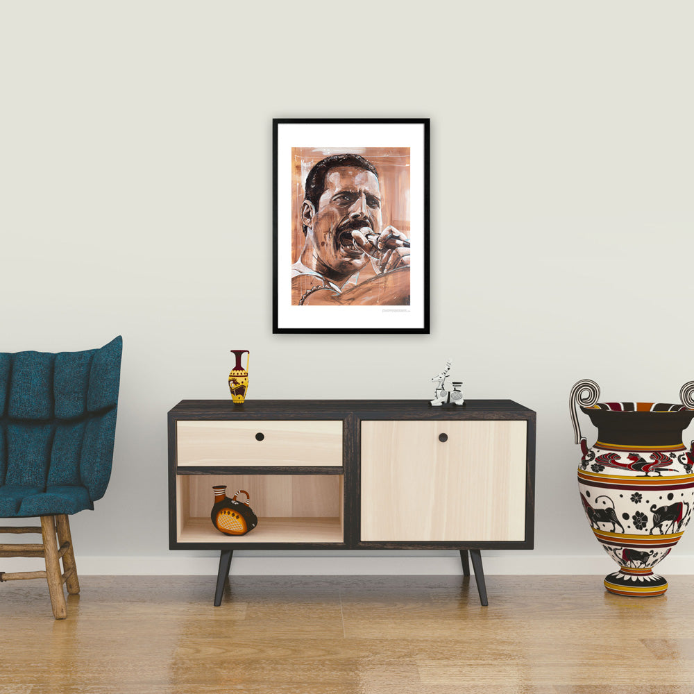 Freddie Mercury 03 Druck 50x70 cm