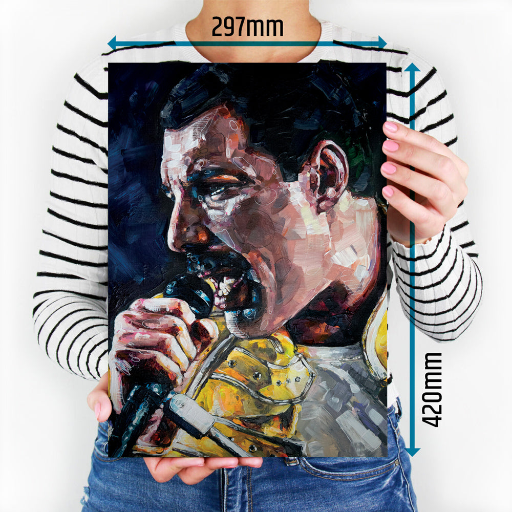 Freddie Mercury 04 imprimé 29,7x42 cm (A3)