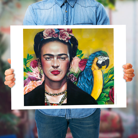 Frida Kahlo print 70x50 cm