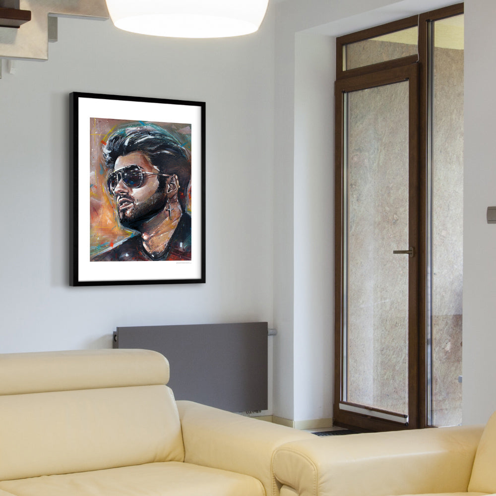 George Michael imprimé 50x70 cm