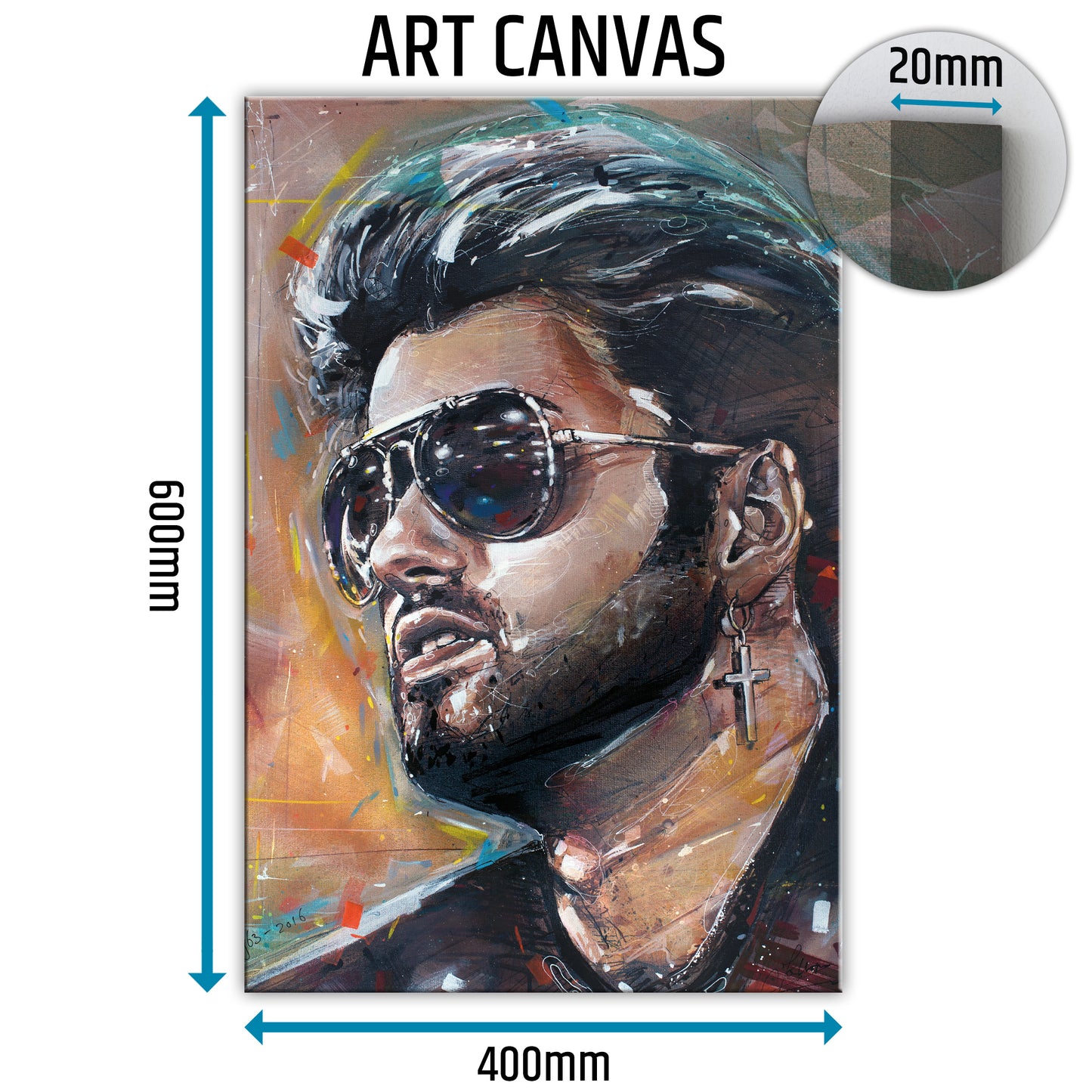 George Michael canvas 40x60 cm