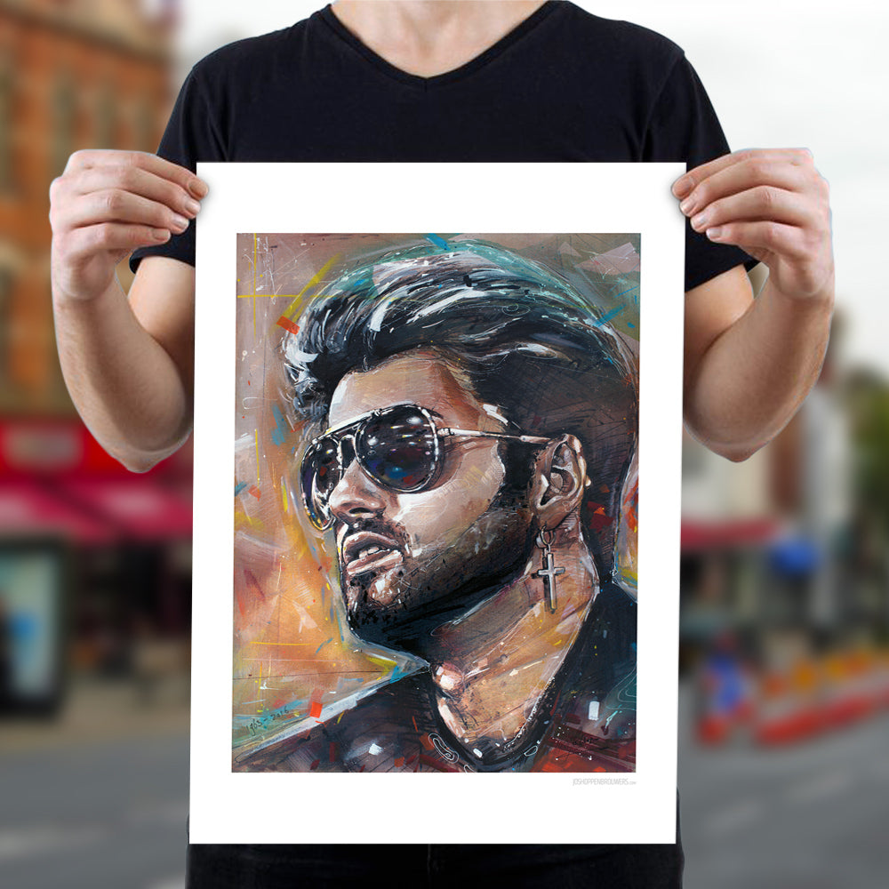 George Michael imprimé 50x70 cm