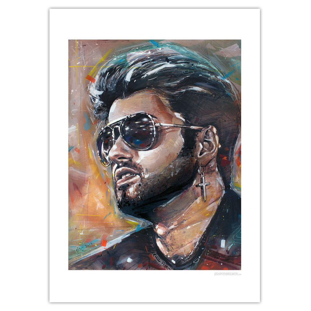 George Michael imprimé 50x70 cm