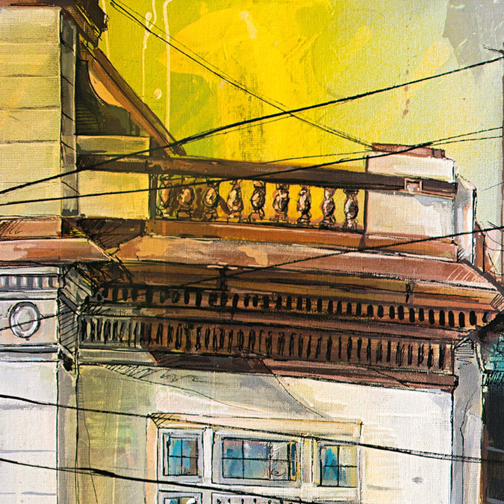 Havana ciudad estampado 70x50 cm