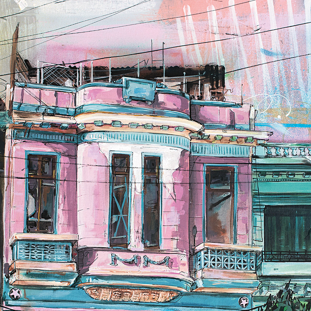 Havana ciudad pintura 150x100 cm