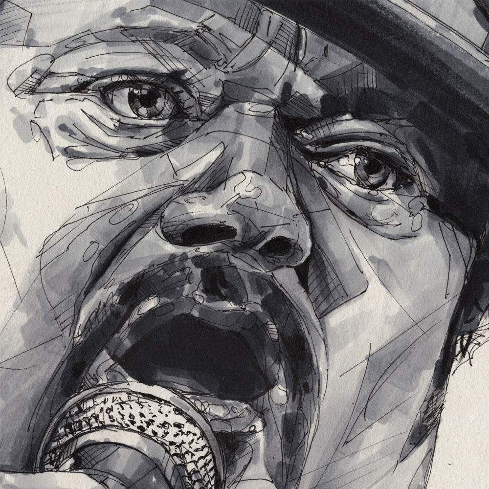 André Hazes painting 28x42 cm