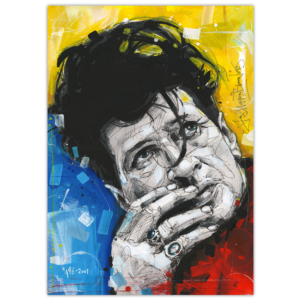 Herman Brood Malerei 29,7x42 cm