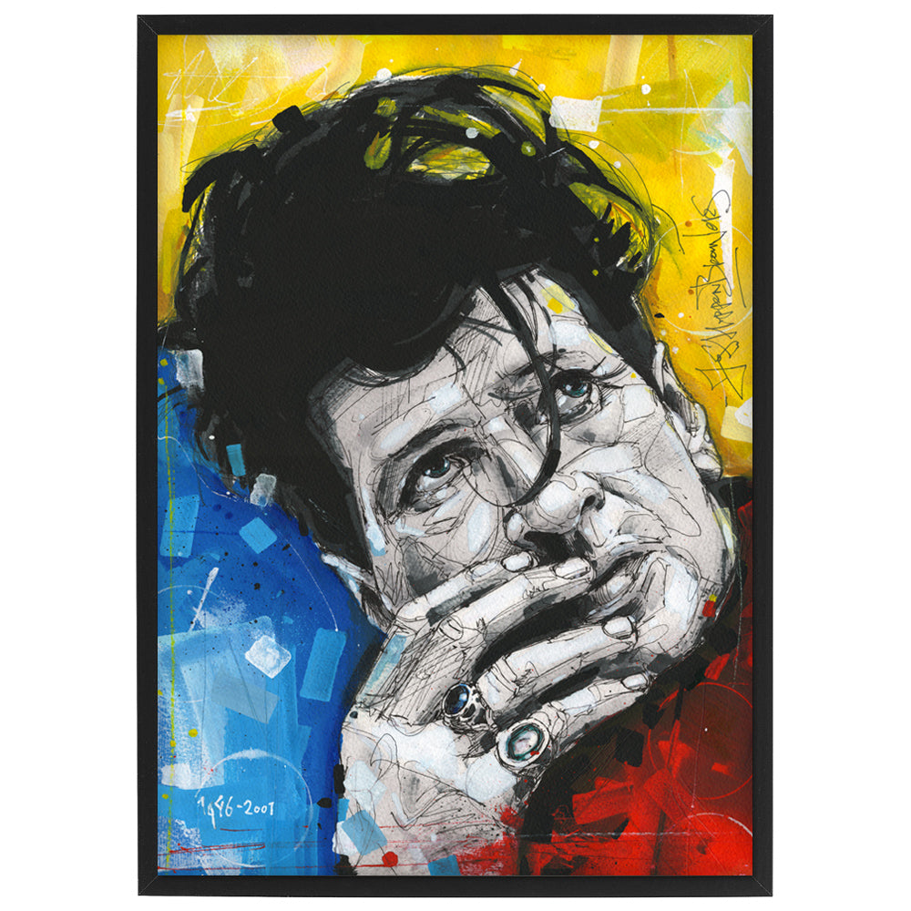 Herman Brood Malerei 29,7x42 cm