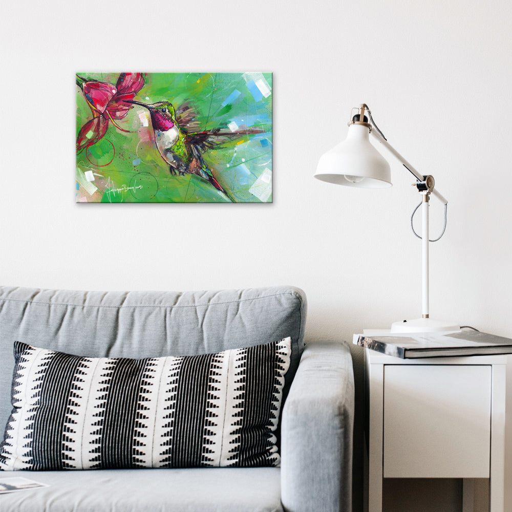 Hummingbird canvas 60x40 cm