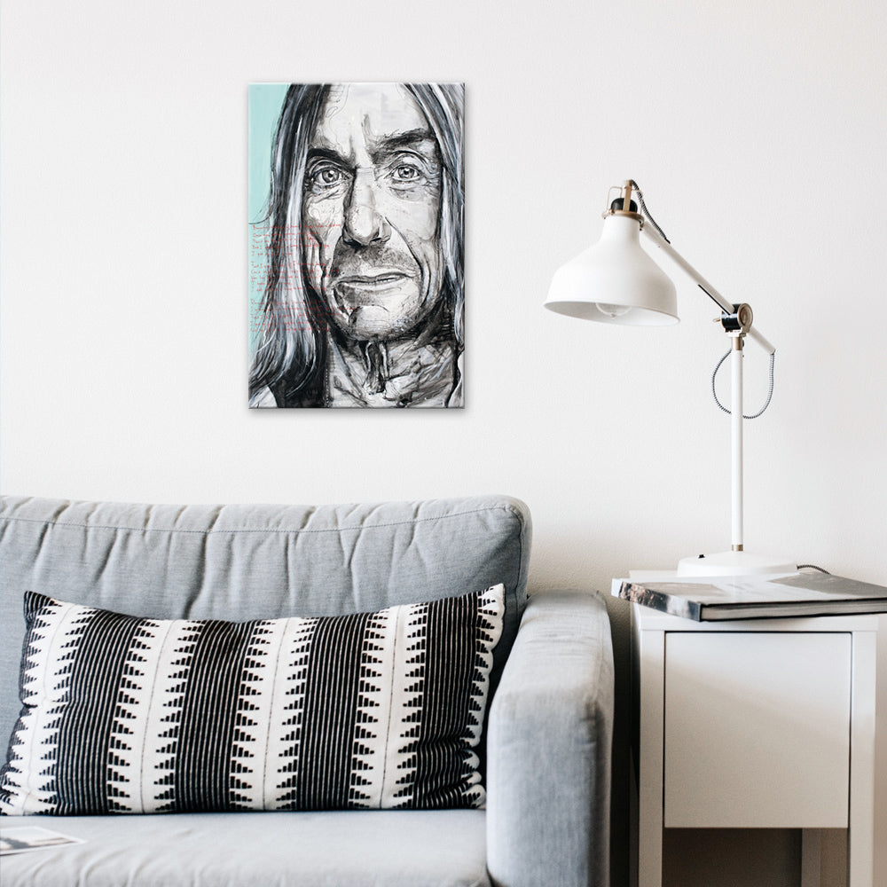 Iggy Pop canvas 40x60 cm