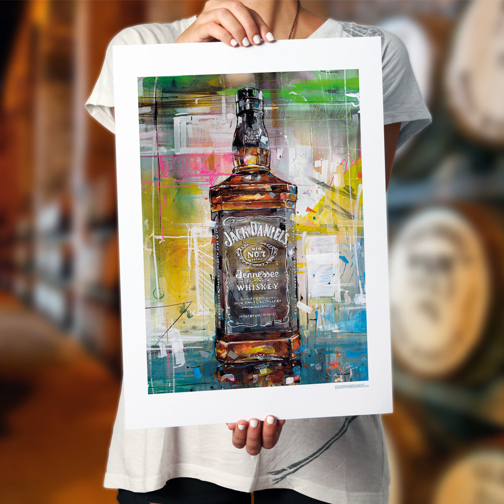 Whiskey print 50x70 cm