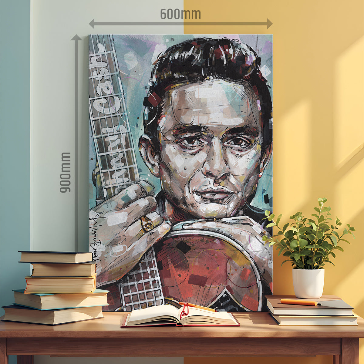 Johnny Cash 03 Leinwand