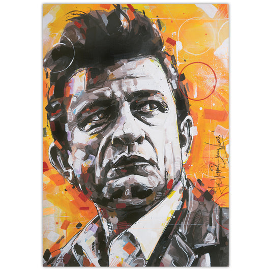 Johnny Cash 02 Druck 29,7x42 cm (A3)