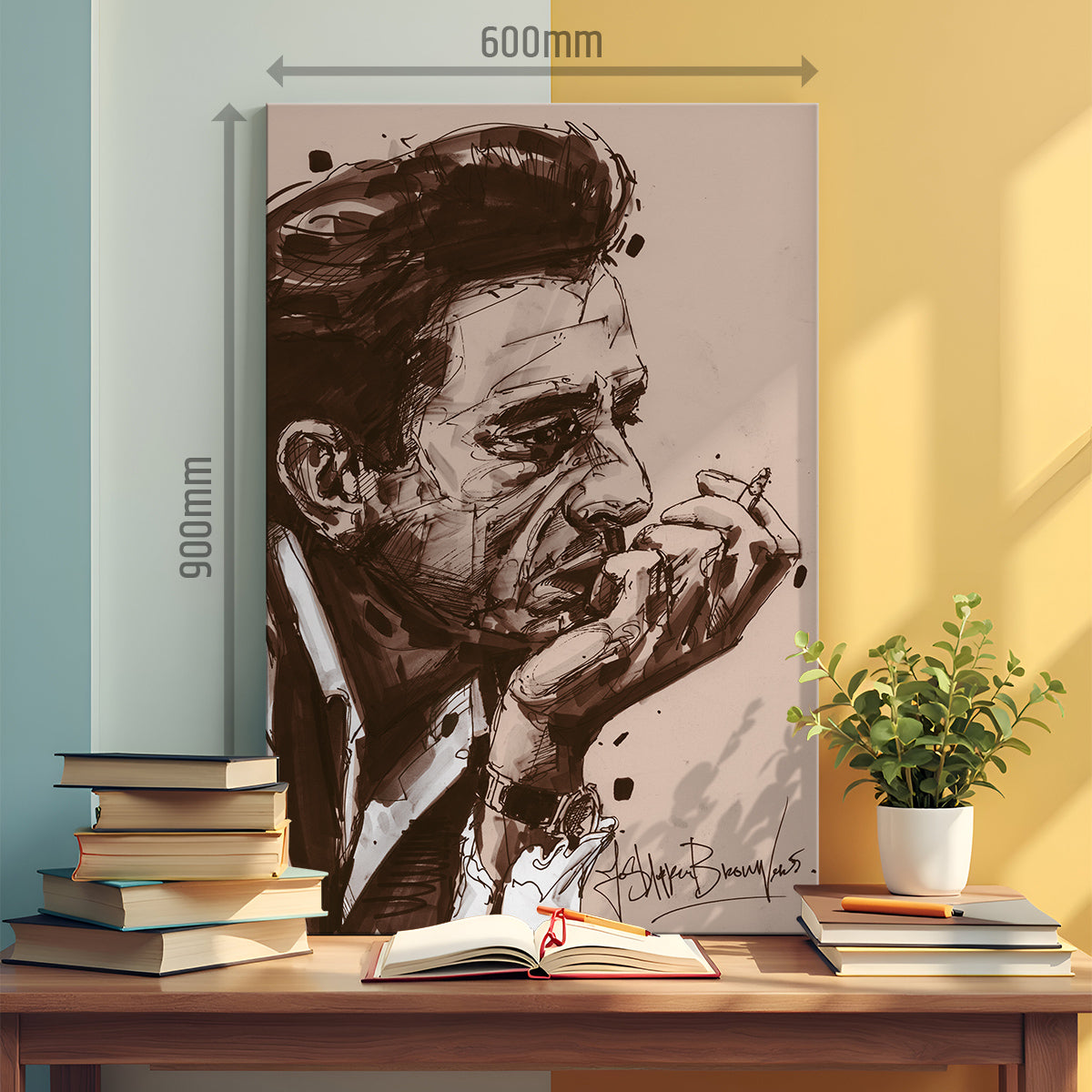 Johnny Cash 05 canvas