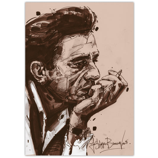 Johnny Cash 05 print 29,7x42 cm (A3)