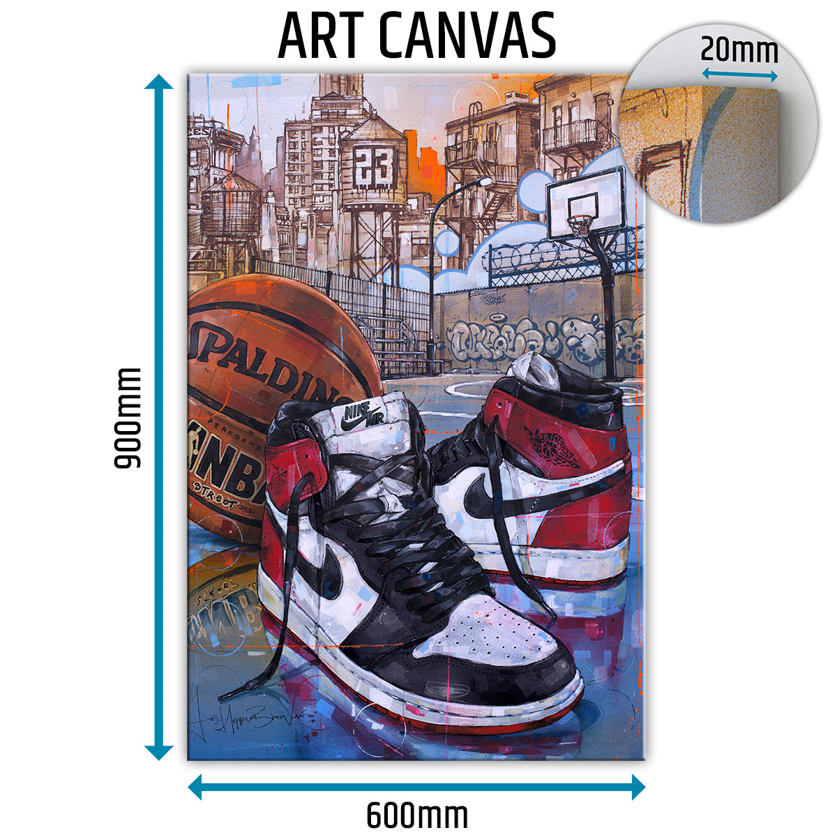 Nike Air Jordan 1 basketball black toe lienzo