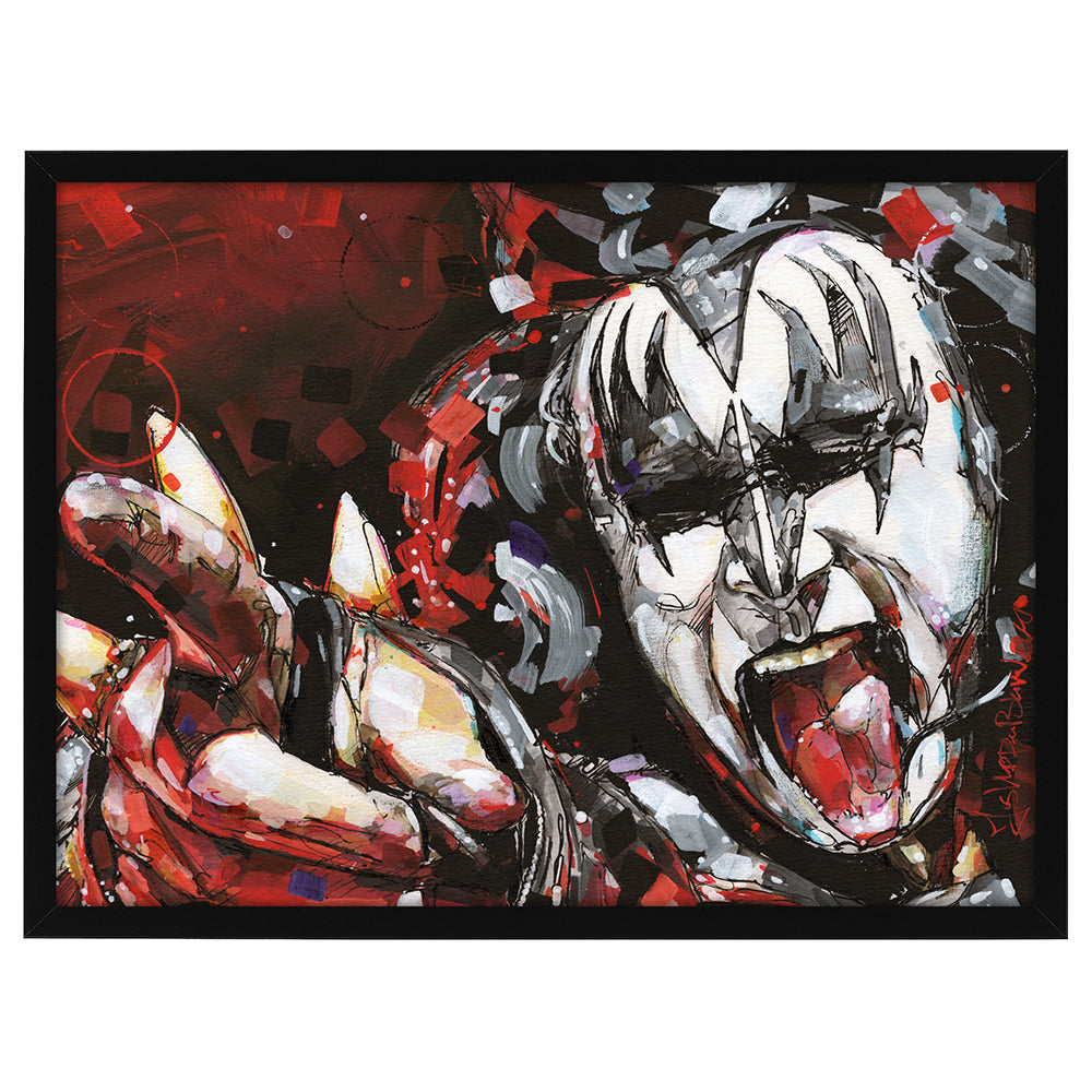 Gene Simmons pintura 42x29,7 cm