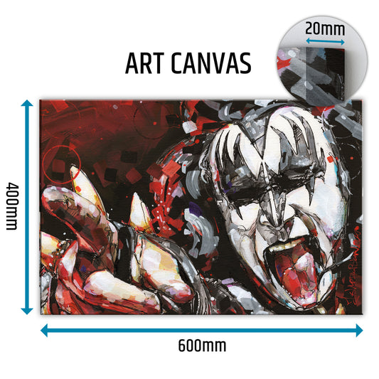 Gene Simmons canvas 60x40 cm