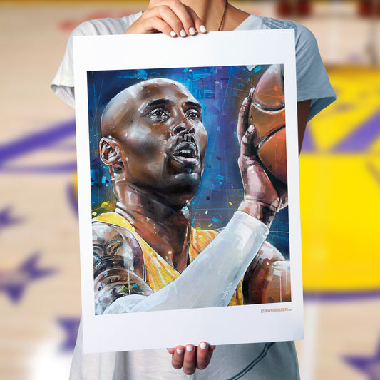 Kobe Bryant 02 print 50x70 cm