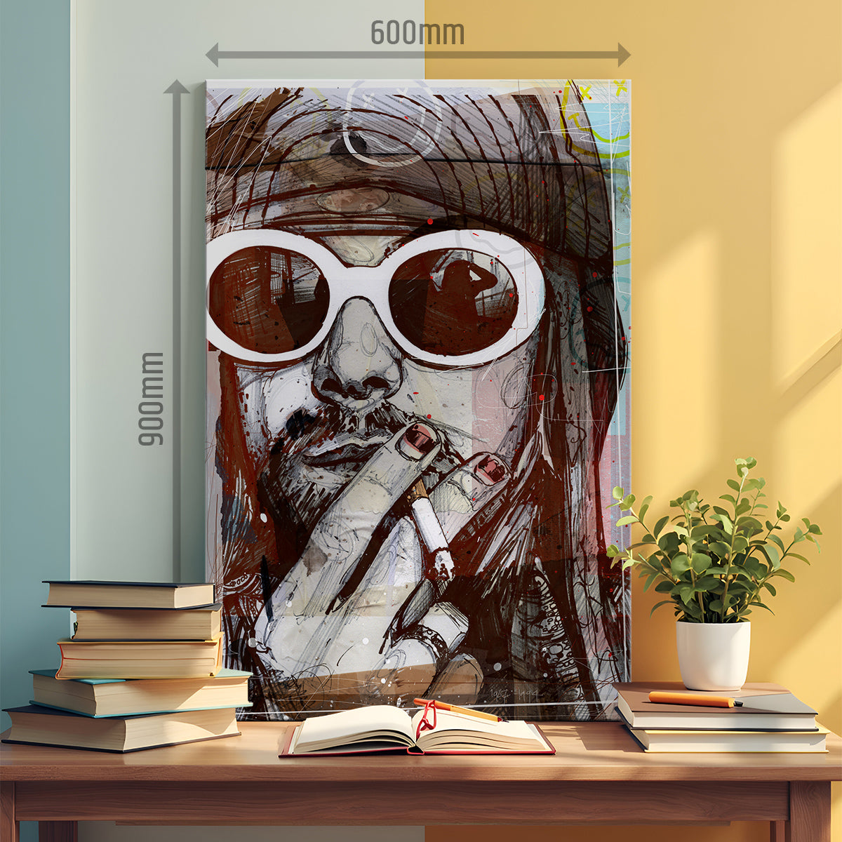 Kurt Cobain canvas