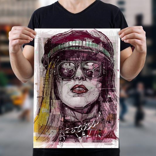 Lady Gaga print 50x70 cm