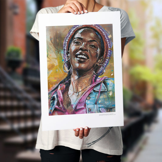 Lauryn Hill print 50x70 cm