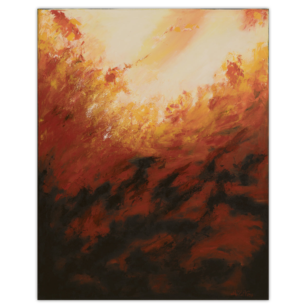 Lava painting 80x100 cm