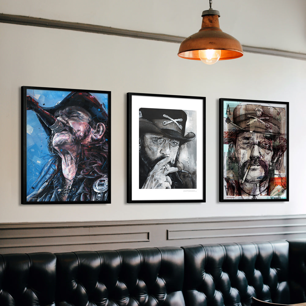 Lemmy Kilmister 02, Motörhead print 50x70 cm