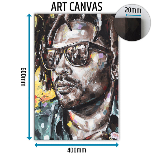 Lenny Kravitz toile 40x60 cm