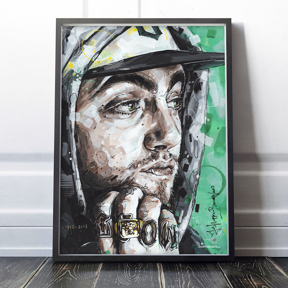 Mac Miller full colour Druck 50x70 cm