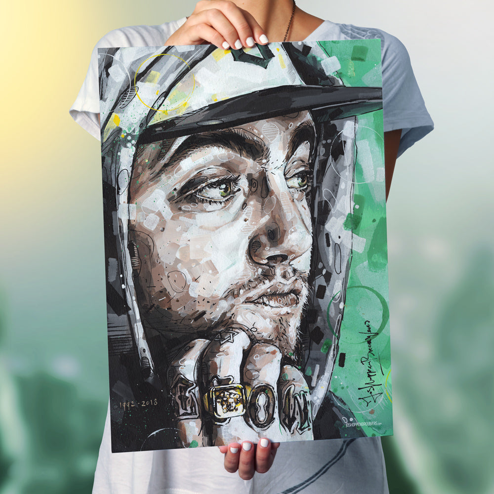 Mac Miller full colour imprimé 50x70 cm