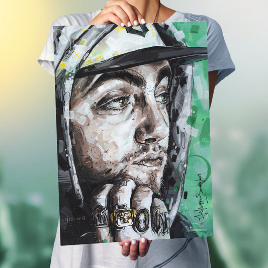 Mac Miller full colour Druck 50x70 cm