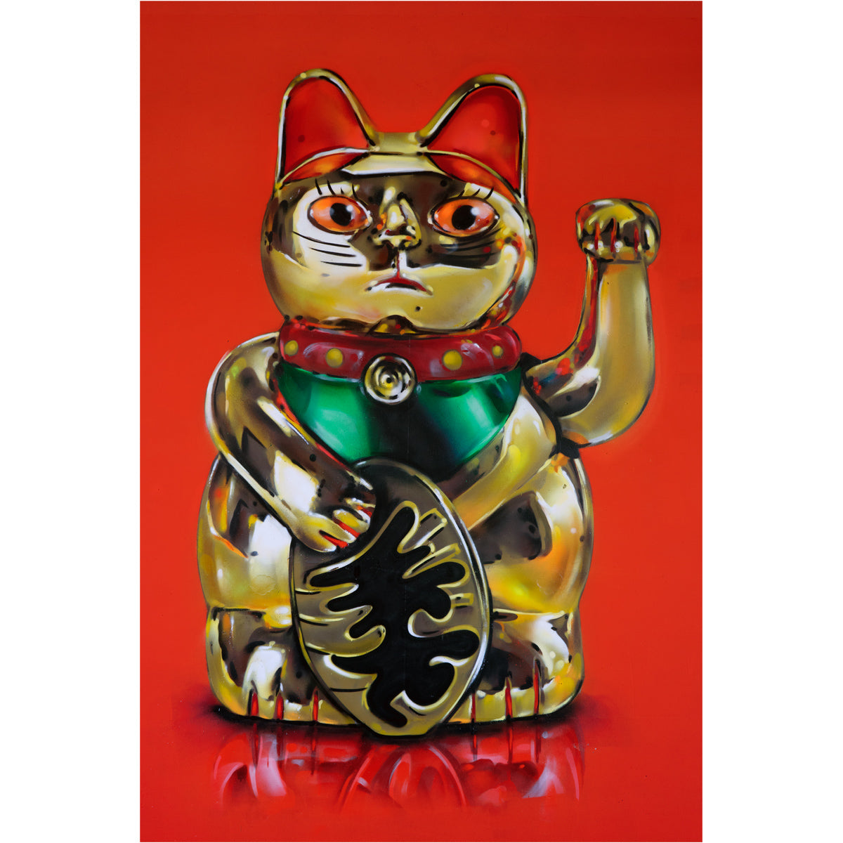 Maneki Neko canvas 40x60 cm