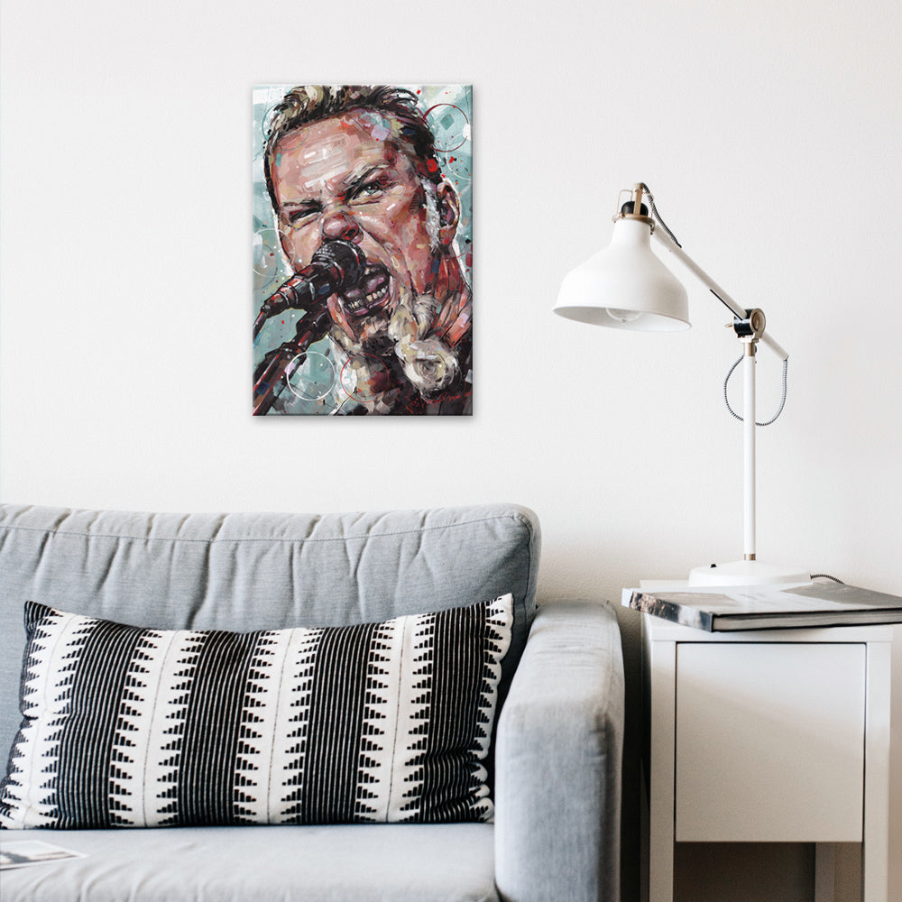 James Hetfield lienzo 40x60 cm