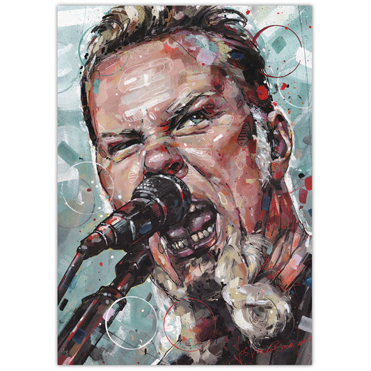 James Hetfield print 29,7x42 cm (A3)