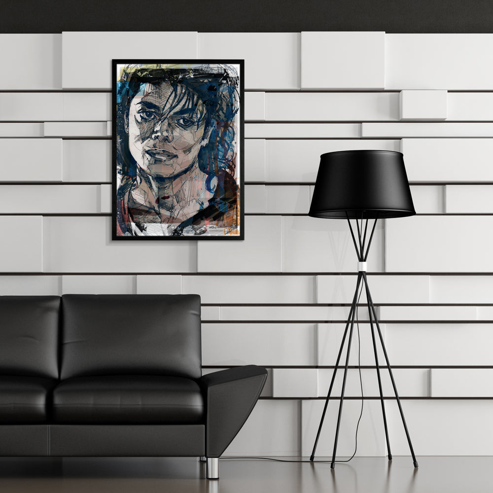 Michael Jackson 02 estampado 50x70 cm