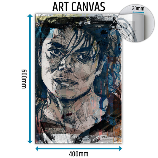 Michael Jackson 02 canvas 40x60 cm