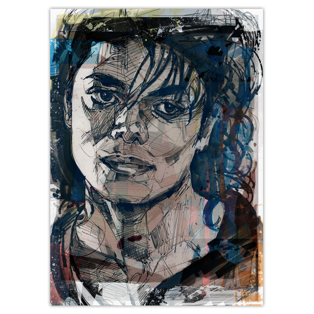 Michael Jackson 02 estampado 50x70 cm